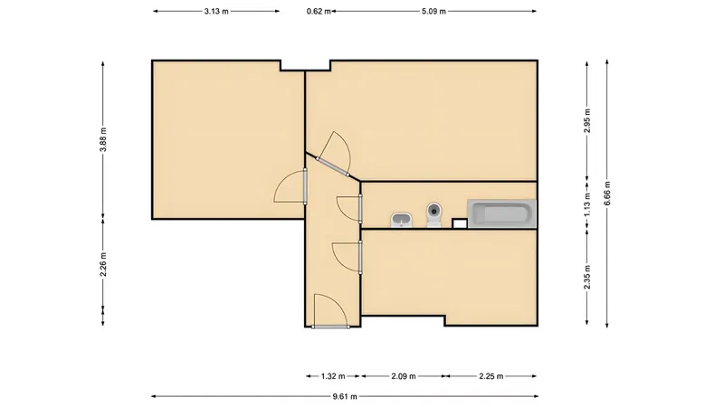 2-Zimmer-Wohnung mit Balkon in Berlin-Spandau — photo 1